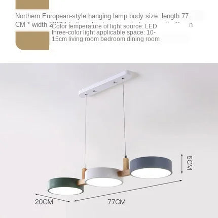 Moderne Pendelleuchte im nordischen Design aus Holz