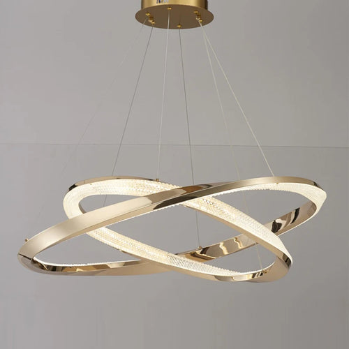 lustre circulaire à led moderne pour décoration intérieure