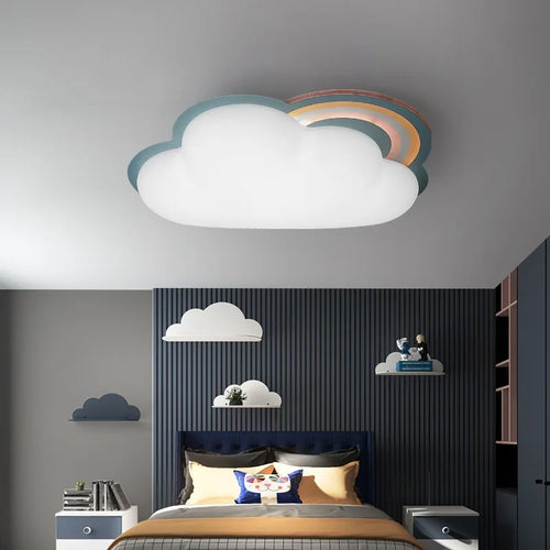 Deckenleuchte Wolke für das Kinderzimmer – Jungen und Mädchen – Dekorative Beleuchtung - vue 2 sur 8