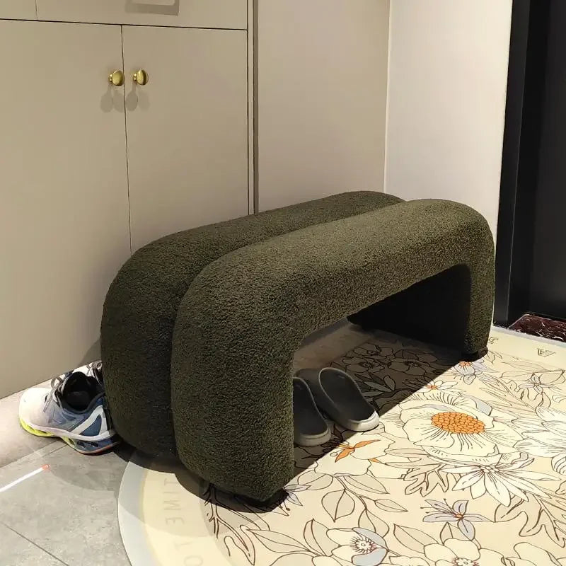 banc en laine d'agneau pour intérieur et extérieur - vue 3 sur 10