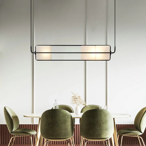 lustre art déco en verre et métal pour hôtel et bar