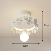 Nordique crème vent chambre chevet applique moderne salon créatif fleur Table lustre couloir balcon lampe décorative