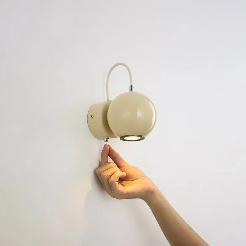applique murale mobile design magnétique avec interrupteur - vue 3 sur 9