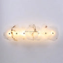 applique murale led design moderne en marbre et cuivre