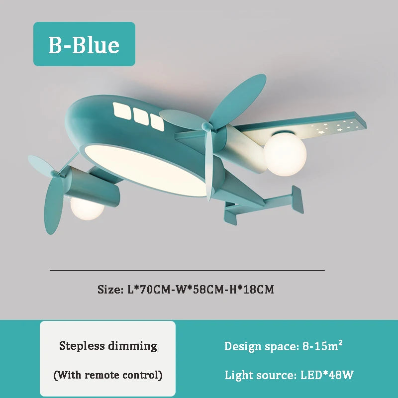 Deckenleuchte Flugzeug Nordic für Kinderzimmer Lichtdekoration