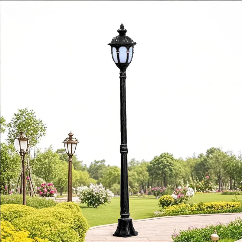 lampadaire extérieur étanche en aluminium pour jardin