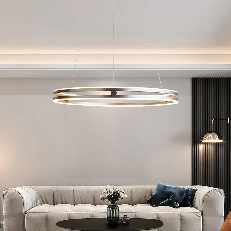 lustre circulaire moderne pour décoration intérieure créative et élégante - vue 4 sur 15