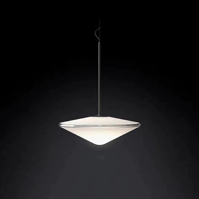 Suspension en verre créative moderne pour salle à manger chambre à manger cuisine île Led lampe suspendue UFO éclairage de décoration intérieure - vue 6 sur 6