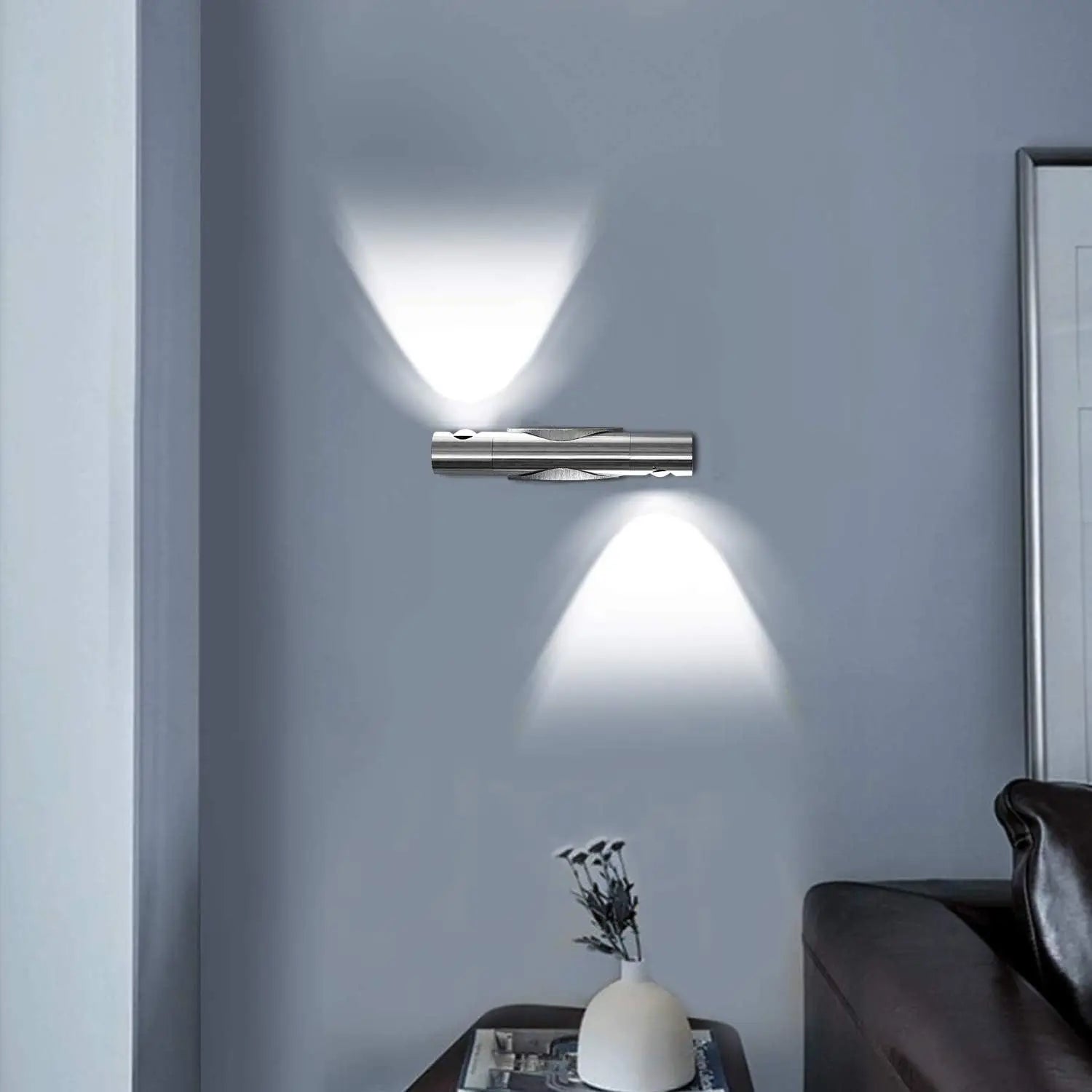 applique murale led moderne rotative pour intérieur décoratif - vue 4 sur 7