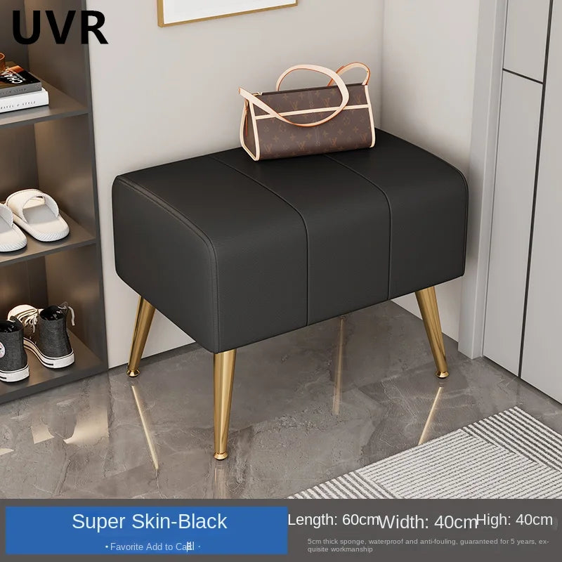 banc à chaussures moderne et luxueux avec assise confortable - vue 6 sur 10