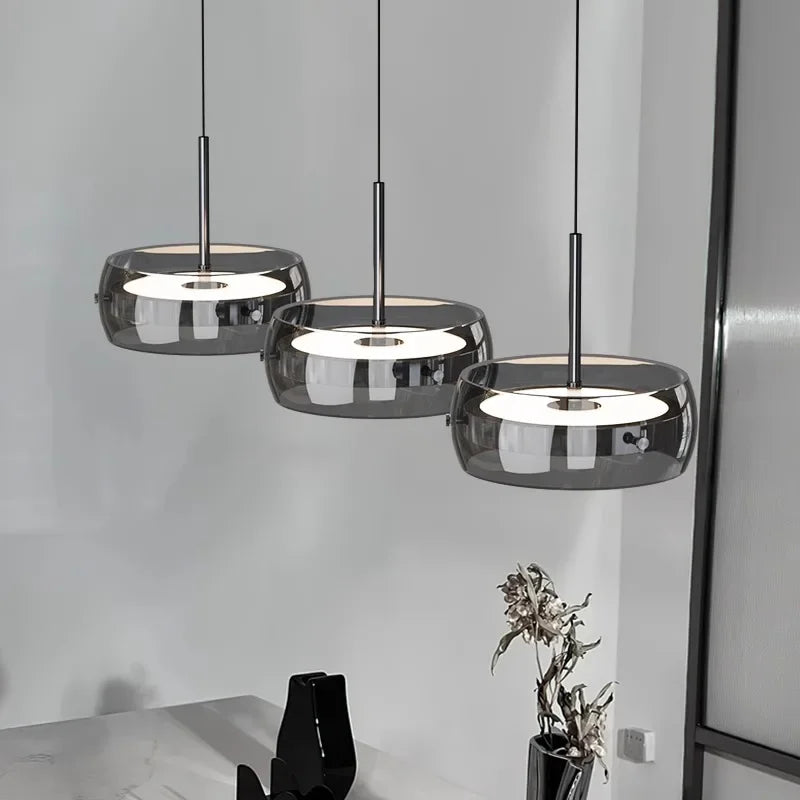 lustre à led pour décoration intérieure moderne et élégante - vue 4 sur 10