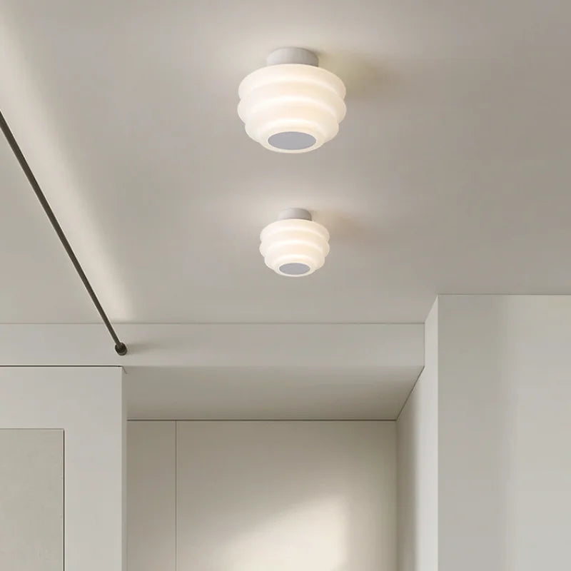 Plafonnier led simple pour décoration intérieure moderne - vue 5 sur 9