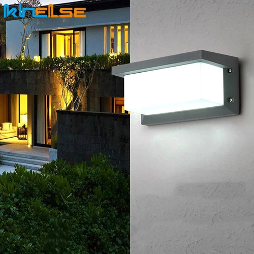 Wasserfeste LED-Außenwandleuchte mit Bewegungsmelder - vue 2 sur 11