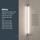 applique murale led moderne étanche pour extérieur jardin