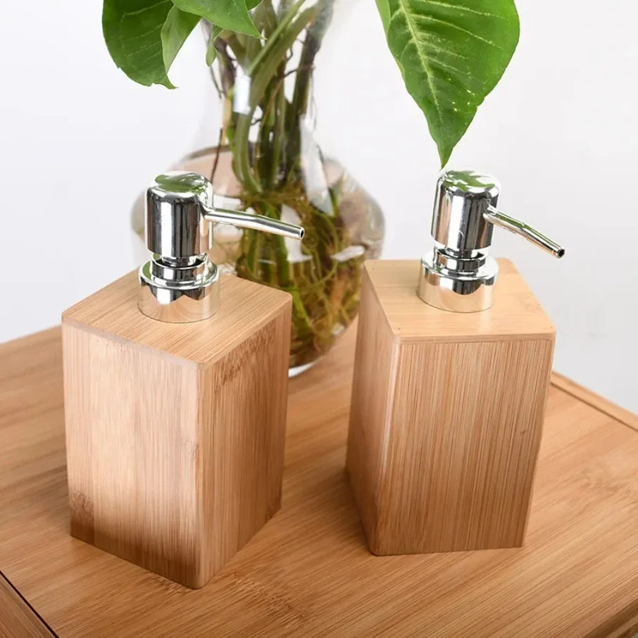 distributeur de savon liquide avec pompe pour salle de bain - vue 4 sur 7