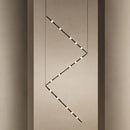 Lustre d'escalier moderne Led salon lumière intérieure décoration de Villa nordique longue lampe suspendue lampes de hall d'hôtel de hall de centre commercial