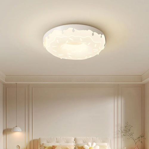 Moderner Donut-Deckenleuchte im Girly-Stil, schlicht und elegant - vue 4 sur 10