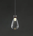 lustre moderne en verre design pour décoration intérieure élégante