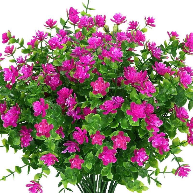 fleurs artificielles résistantes aux uv pour extérieur et jardin
