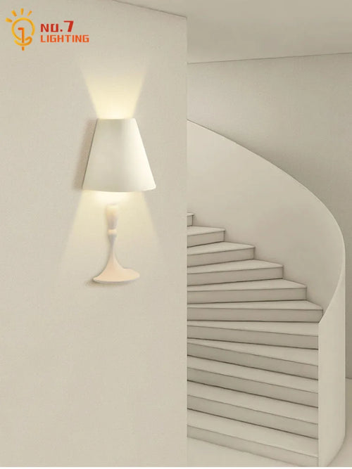 applique murale design moderne en gypse led art minimaliste