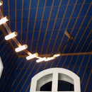 lustre créatif en cuir postmoderne pour décoration artistique moderne