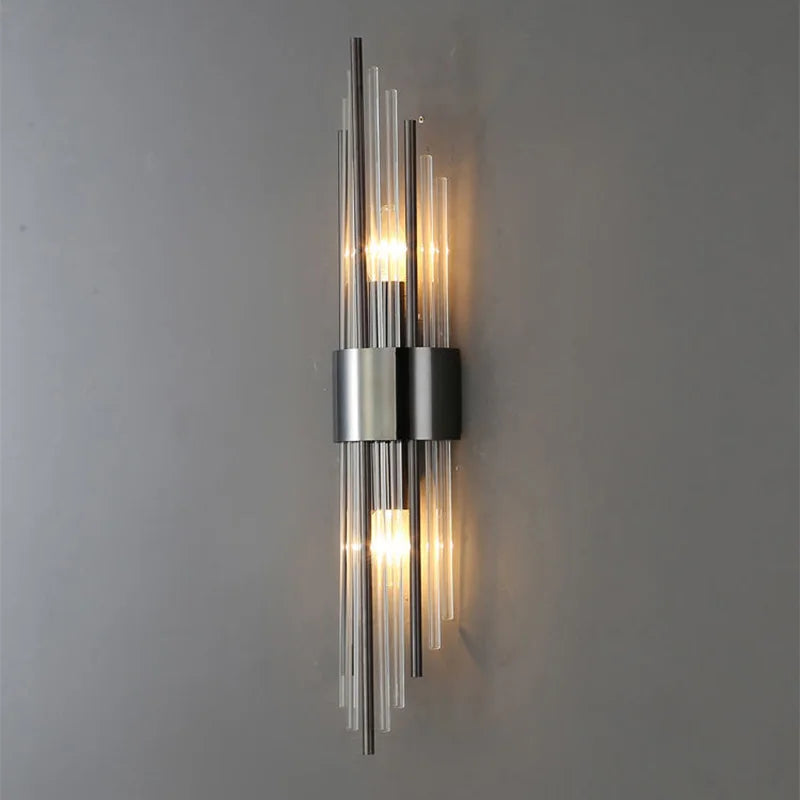 applique murale en cristal Luxe moderne LED or éclairage intérieur - vue 6 sur 15