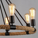 Kronleuchter im Retro-Design mit Seilen für moderne Innendekoration