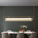 Kronleuchter aus Acryl mit LED-Band für moderne Beleuchtung