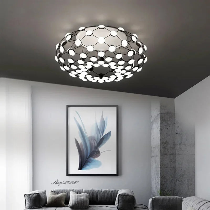 Lustre design Postmoderne Créatif Noir Et Blanc Pièces D'échecs - vue 4 sur 9