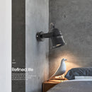 applique murale rétro 2 en 1 en aluminium avec éclairage led