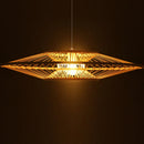 lustre en bambou style rétro pour décoration intérieure