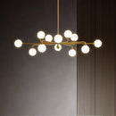 lustre moderne en verre suspendu pour décoration maison