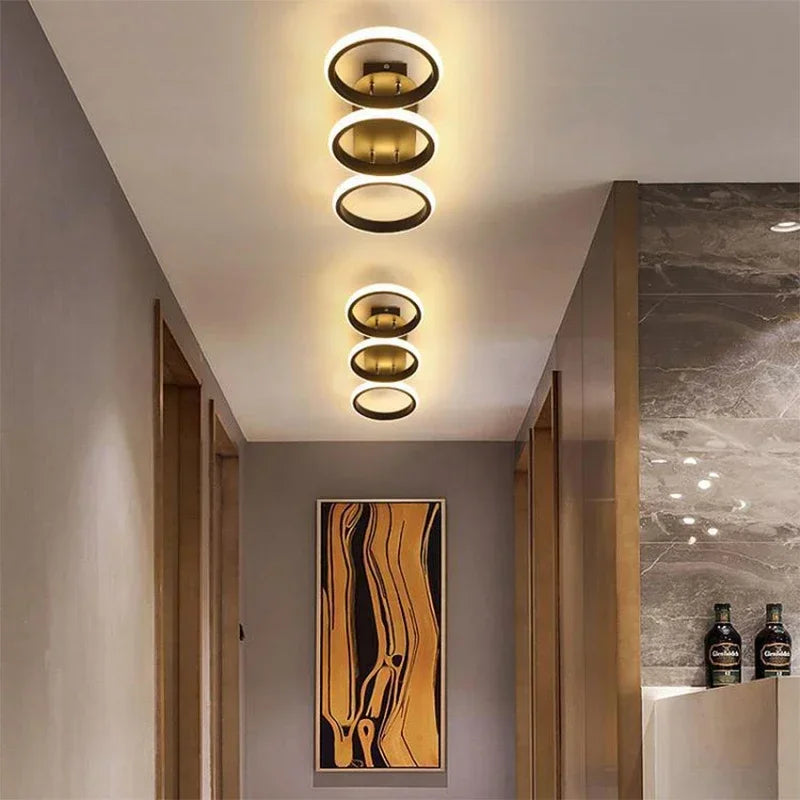 plafonnier moderne à leds pour éclairage intérieur décoratif - vue 4 sur 10