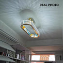 Moderner dimmbarer LED-Kronleuchter aus Stahl mit dekorativem Ring
