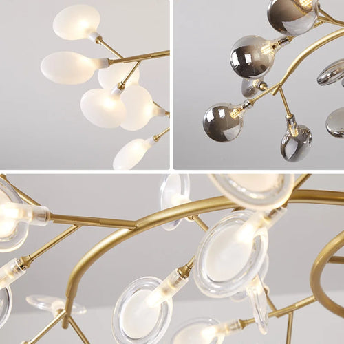 lustre moderne simple design créatif pour décoration intérieure - vue 6 sur 20