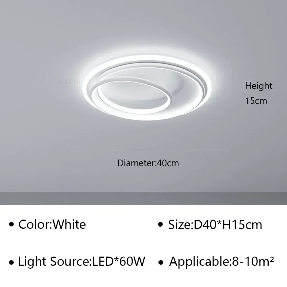 Moderner LED-Deckenleuchte für elegante und helle Innendekoration