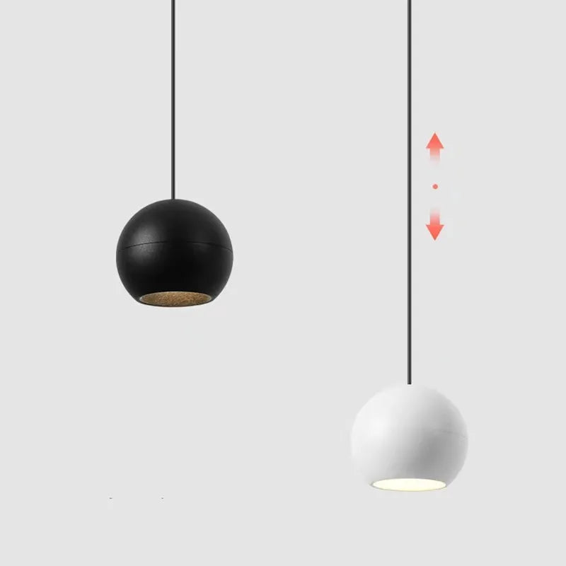 suspension boule simple moderne pour café bar - vue 2 sur 8