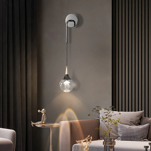 applique murale led créative en forme de méduse