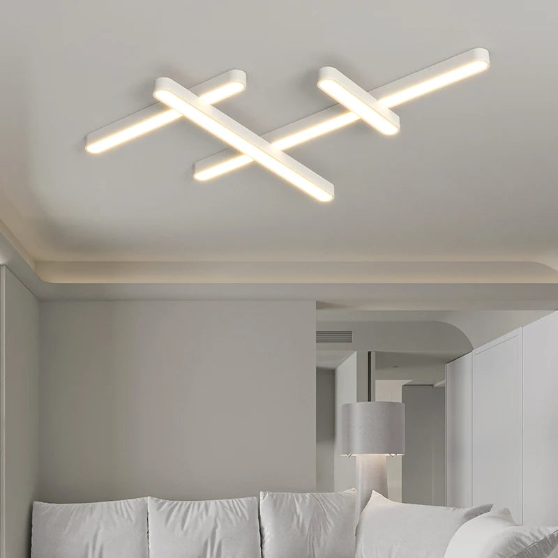 plafonnier led design moderne luminaire décoratif d'intérieur éclairage led - vue 4 sur 12