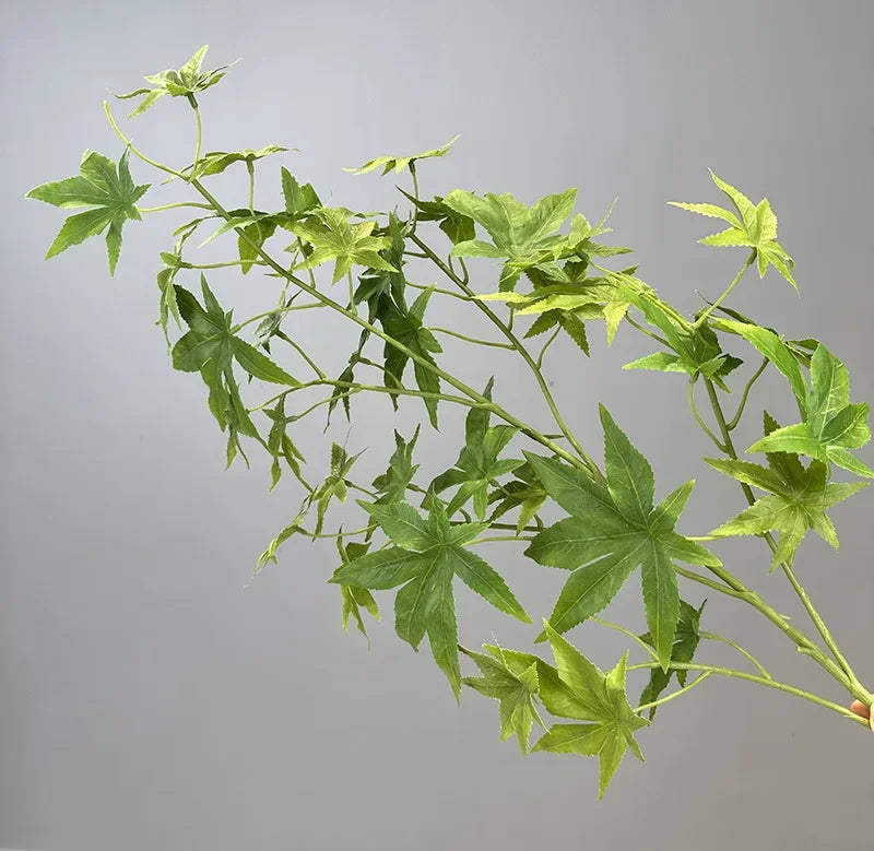 plantes artificielles en soie décoratives feuillage d'érable pour intérieur