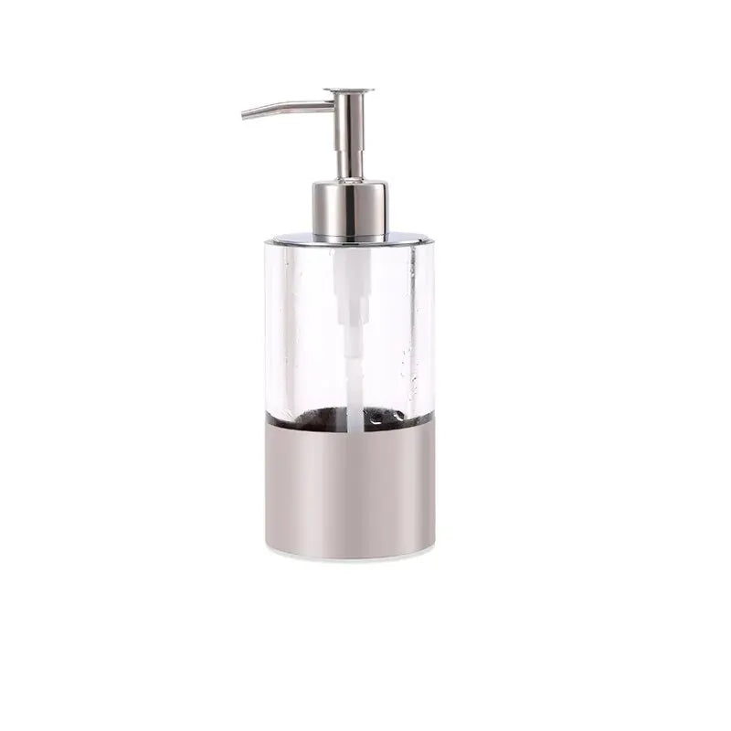 distributeur de savon liquide en cristal transparent pour salle de bain - vue 11 sur 20
