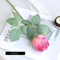 fleur de rose artificielle pour décoration de mariage et table