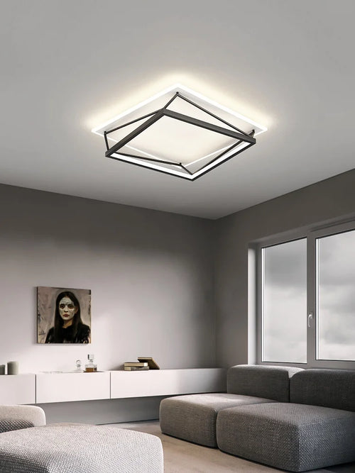 LED-Deckenleuchte geometrisch minimalistisch nordisch - vue 2 sur 9