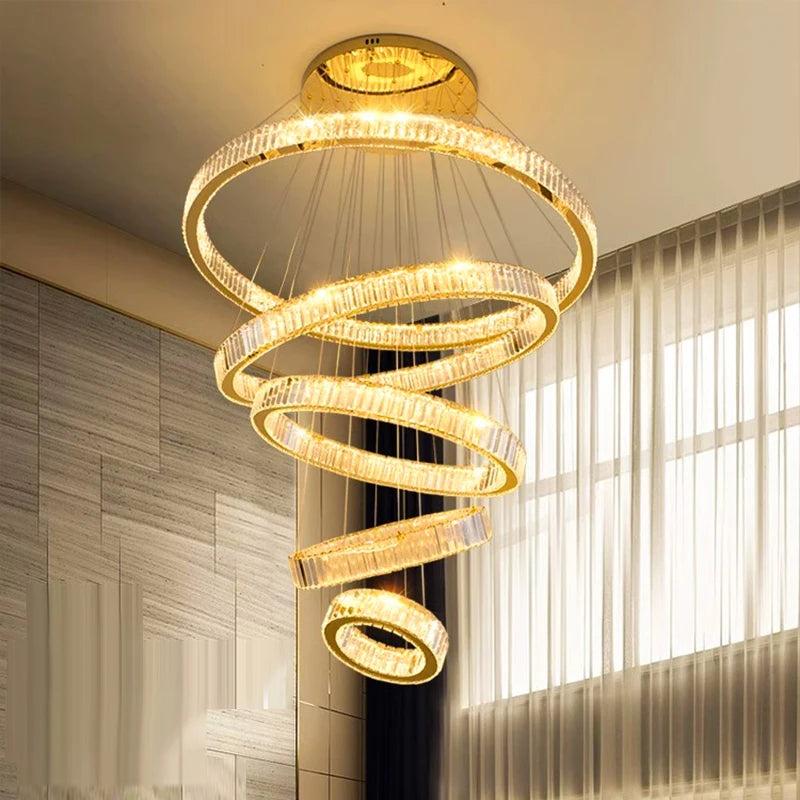 Lustre en cristal de décoration de maison moderne - vue 2 sur 11