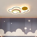 LED-Deckenleuchte Regenbogenwolke für das Kinderzimmer