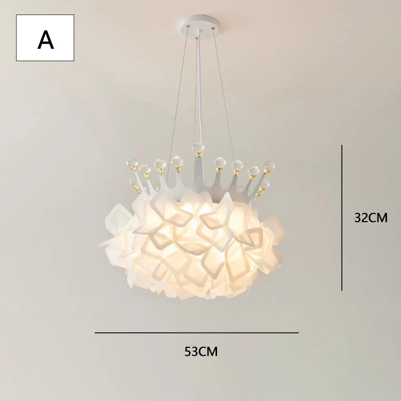 lustre romantique en cristal pour une décoration moderne - vue 14 sur 17