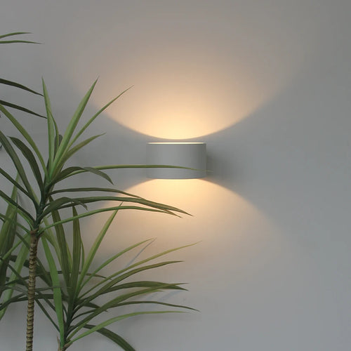 led applique murale rond aluminium ac90-260v
