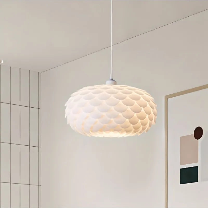 lustre moderne en forme de pomme de pin design intérieur nordique - vue 4 sur 7