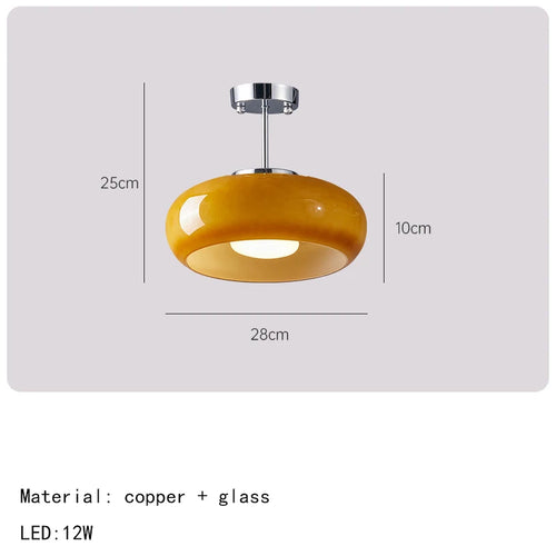 Moderner Glas-Kronleuchter mit Pendelleuchte in goldfarbenem und verchromtem Metall - vue 21 sur 22