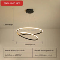 lustre circulaire minimaliste pour éclairage moderne intérieur